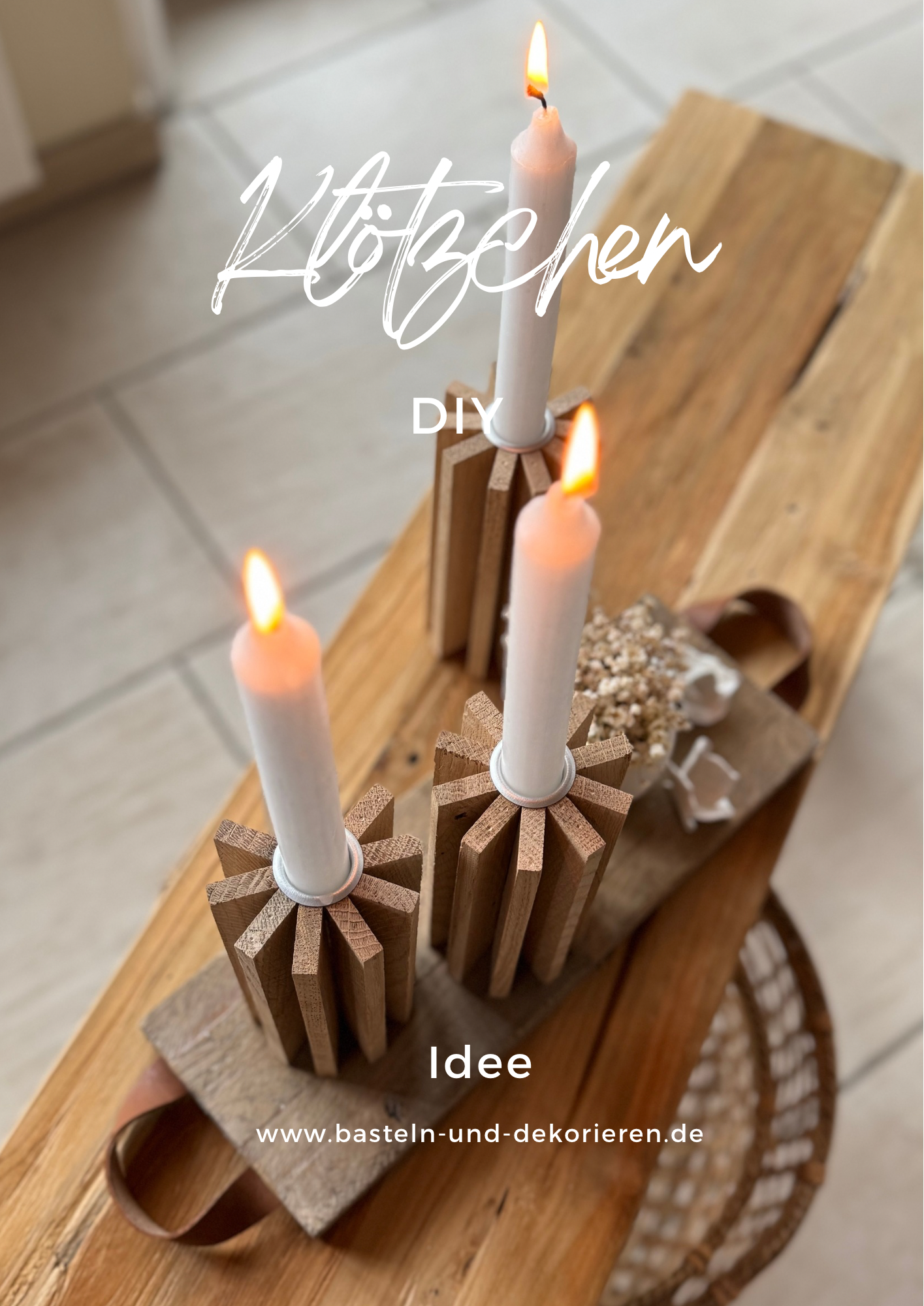 Kerzenhalter Alu für Tafelkerze