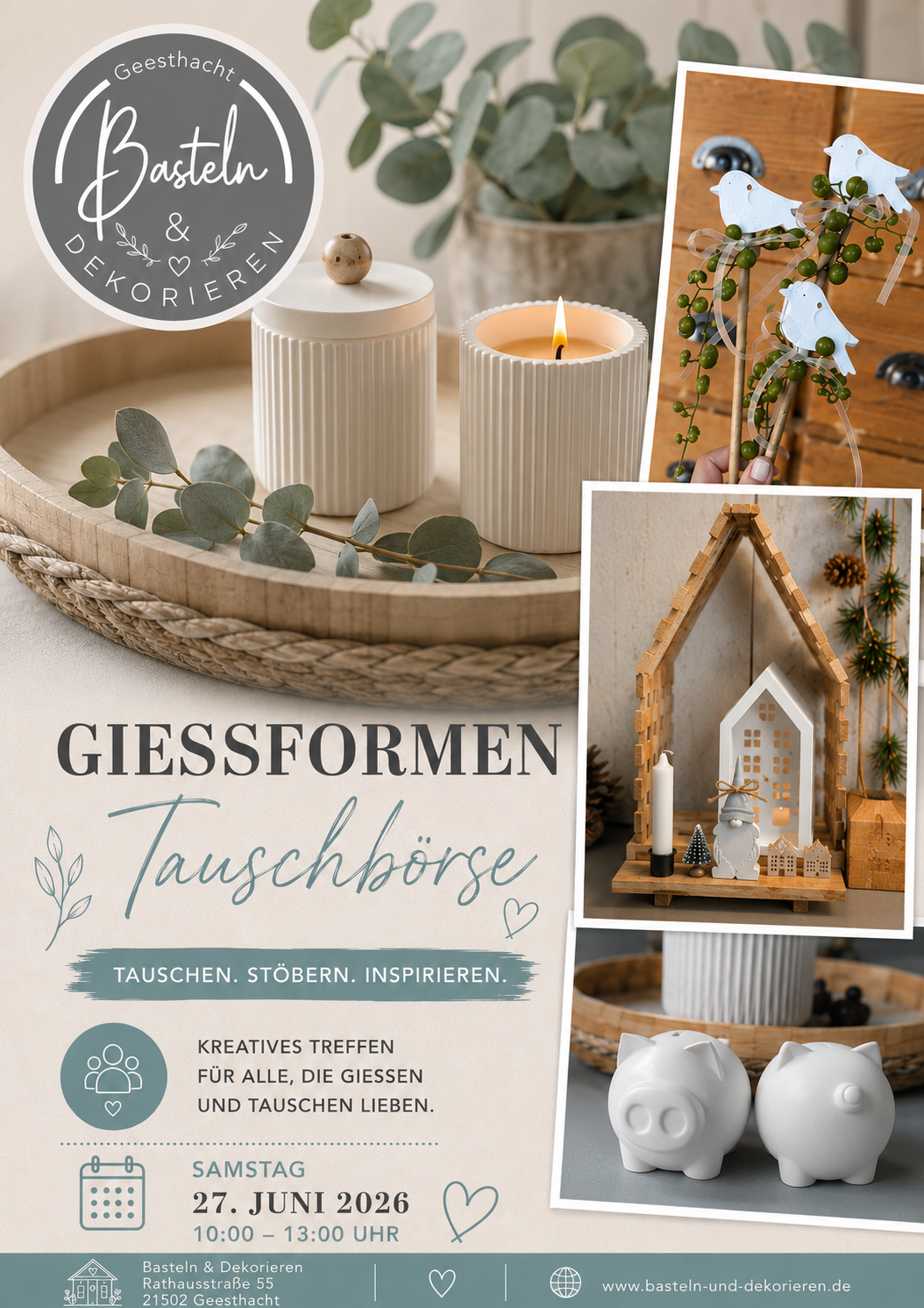 Gießformen-Tauschbörse Formen tauschen & nette Menschen treffen
