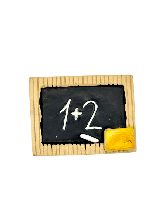 Tafel mit Schwämmchen 1+2