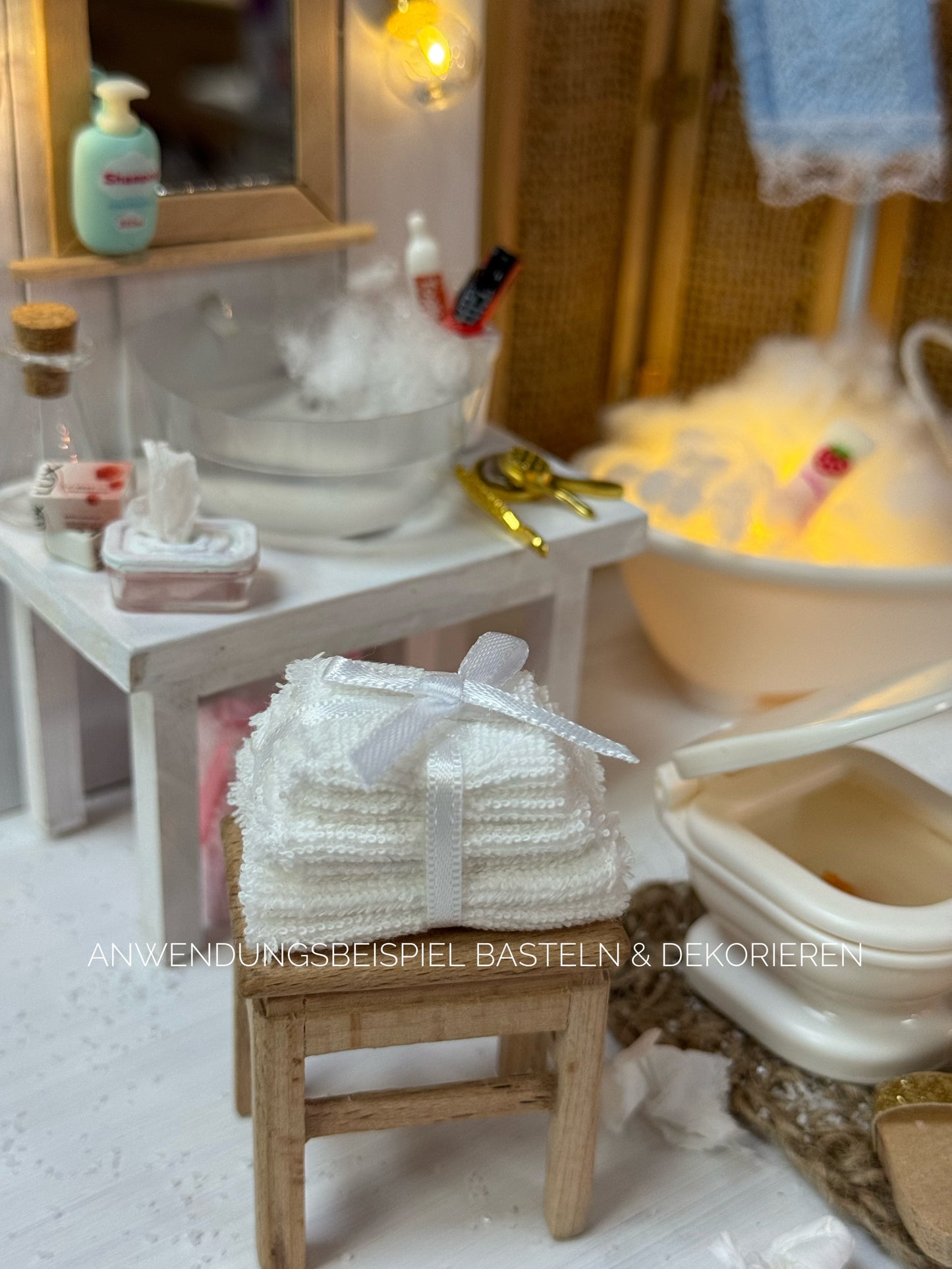 Miniatur Badewanne für Puppenhaus Badezimmer