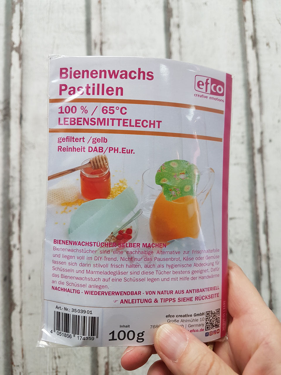 Bienenwachspastillen