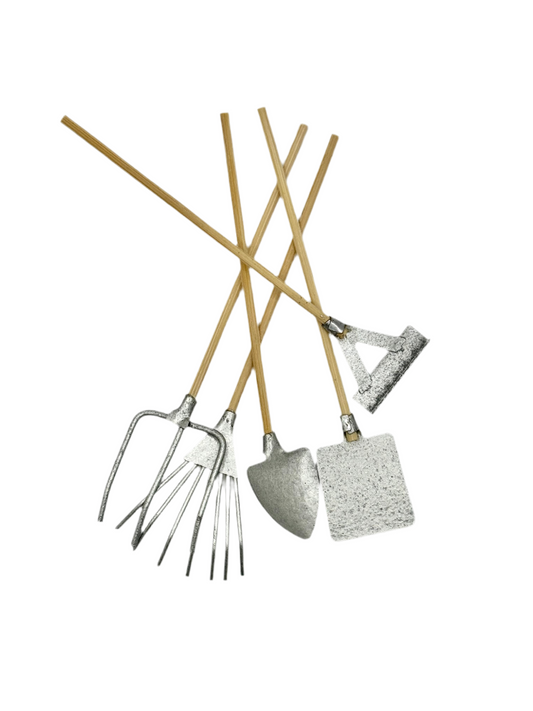 Gartengeräte mit Schneeschaufel (5 Teile)