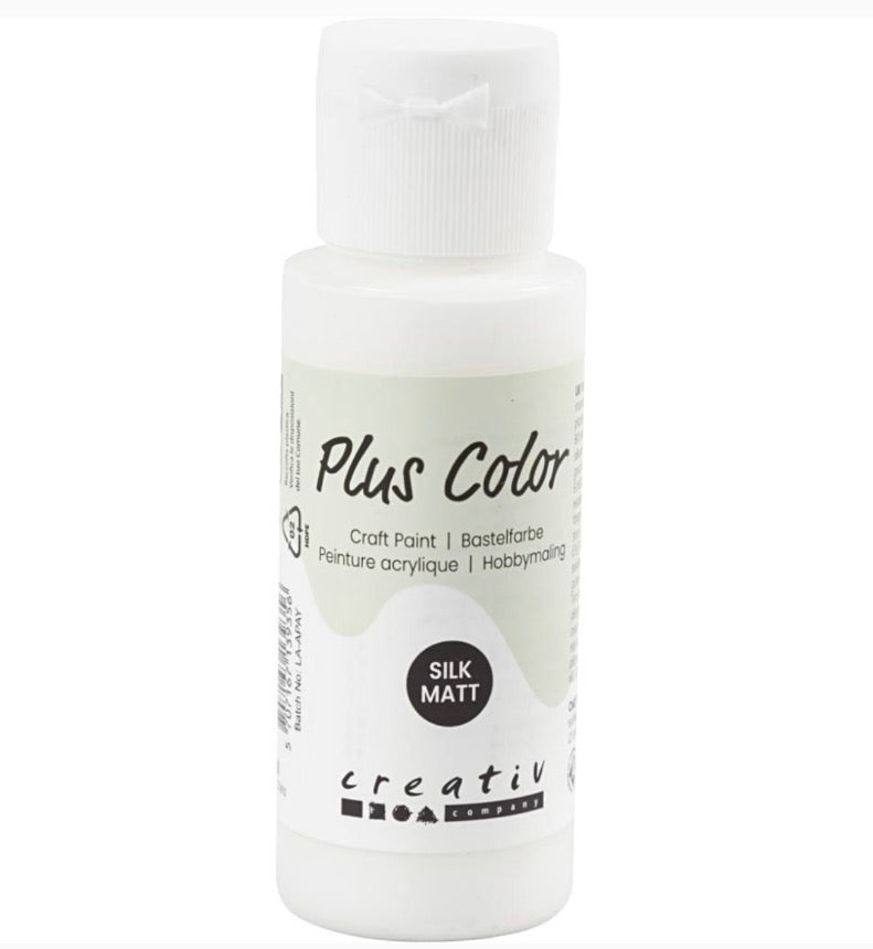 Plus Color Bastelfarbe - Hochwertige Acrylfarbe auf Wasserbasis