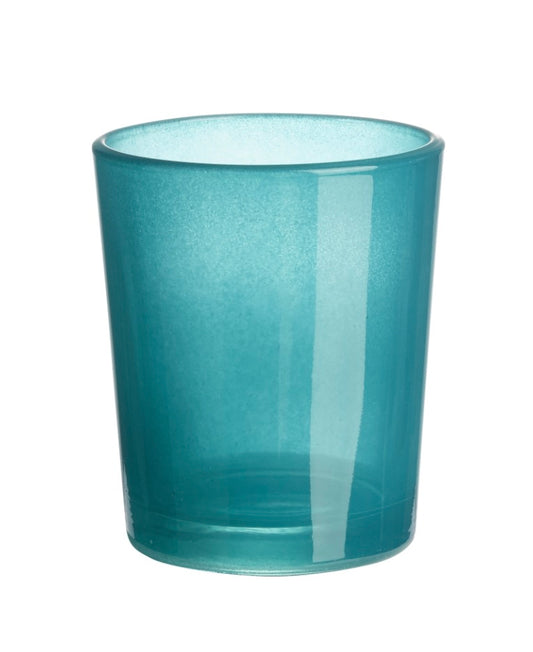 Teelichtglas bunt verschiedene Farben