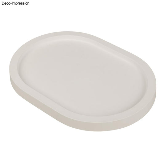 Gießform Dekoplatte Oval