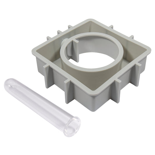 Gießform Vase Quadrat mit Kreisausschnitt