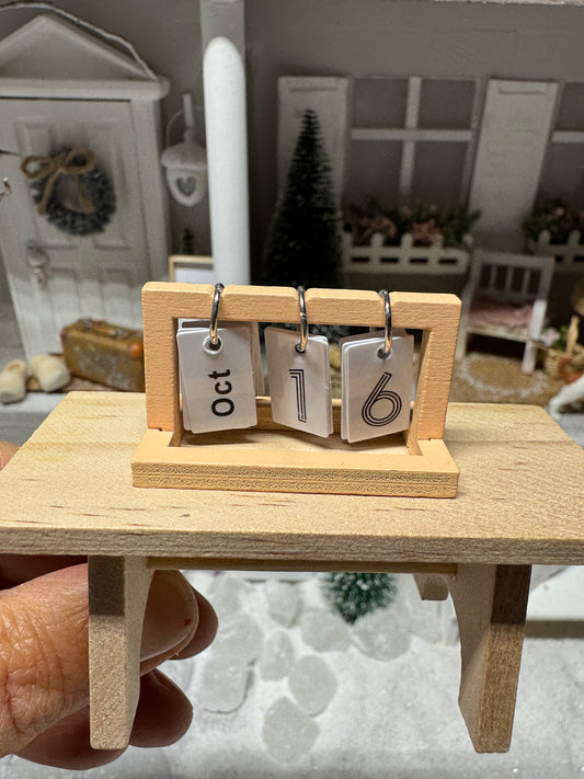 Klapp-Kalender Miniatur