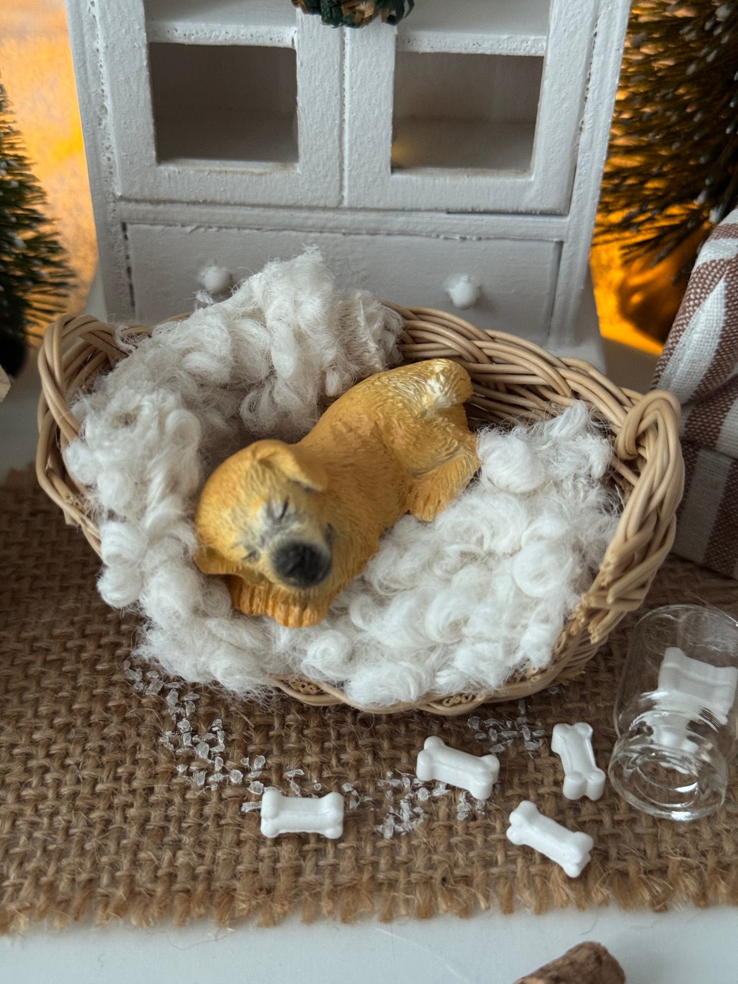 Hundehütte Wichteltür Miniatur