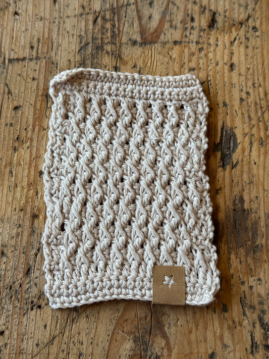 Miniatur Teppich BEIGE aus Baumwolle mit Sternchenlabel EXCLUSIV