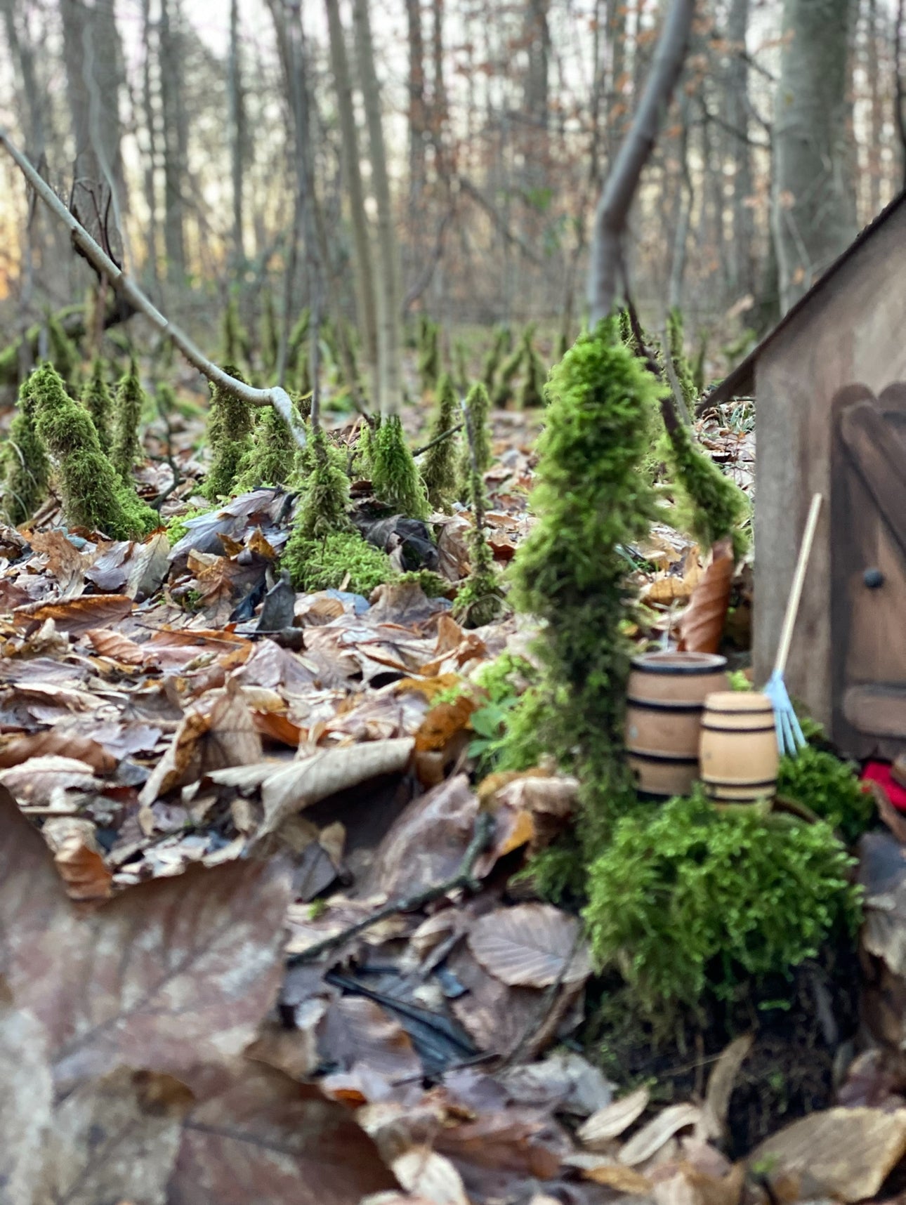 Wichtel-Waldhäuschen KREATIVPAKET zum Basteln