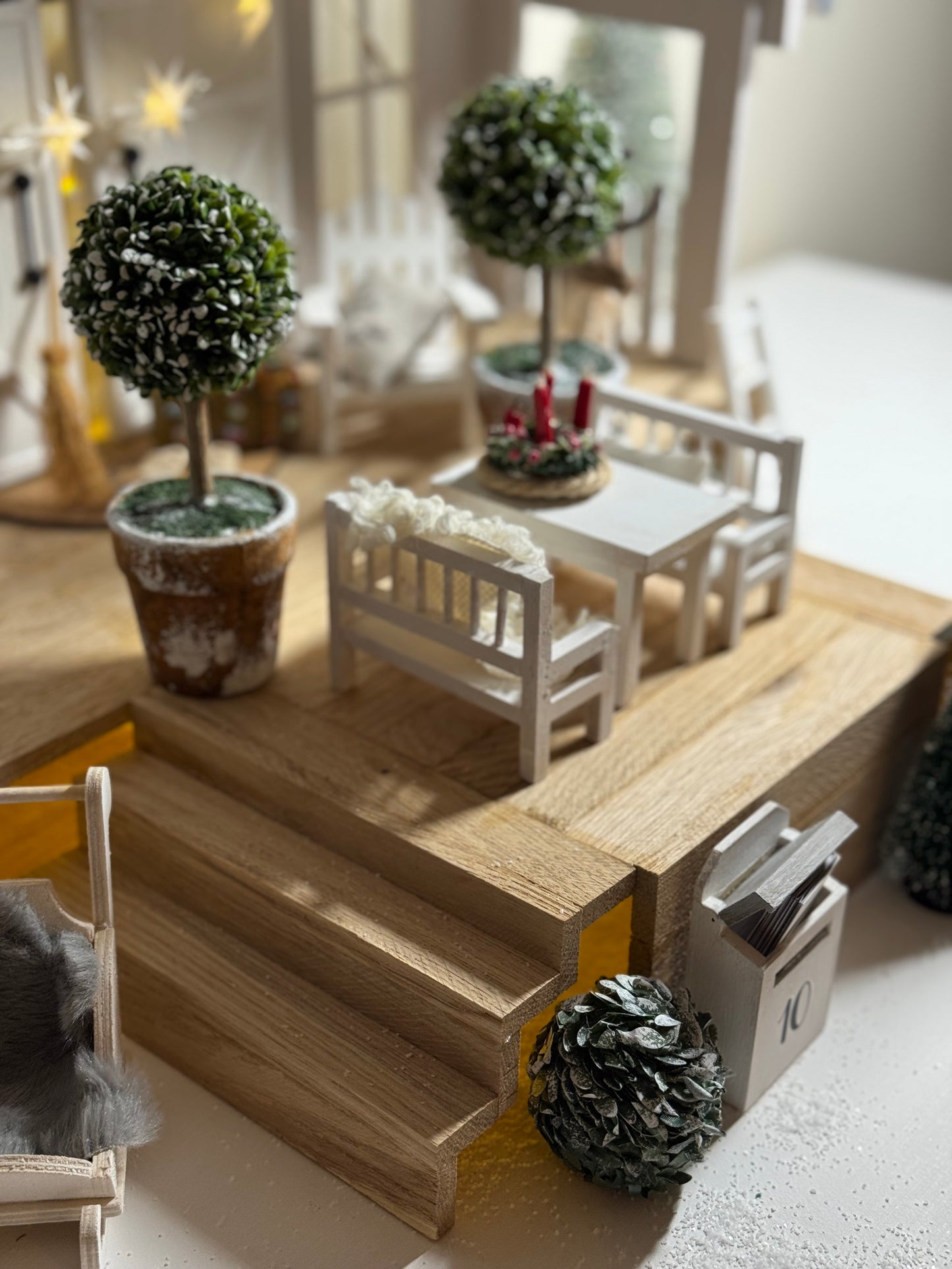 Downloadvorlage Anleitung Terrasse Wichtelhaus mit VORBAU