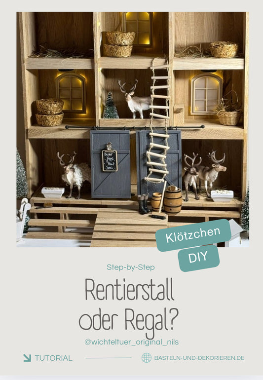 Downloadvorlage Anleitung 9-Fächer-Stall für Schleichtiere