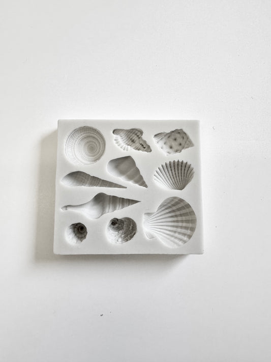 Silikonform mini Muscheln
