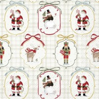 Papierservietten „Frosty Cameos“ | 33 × 33 cm