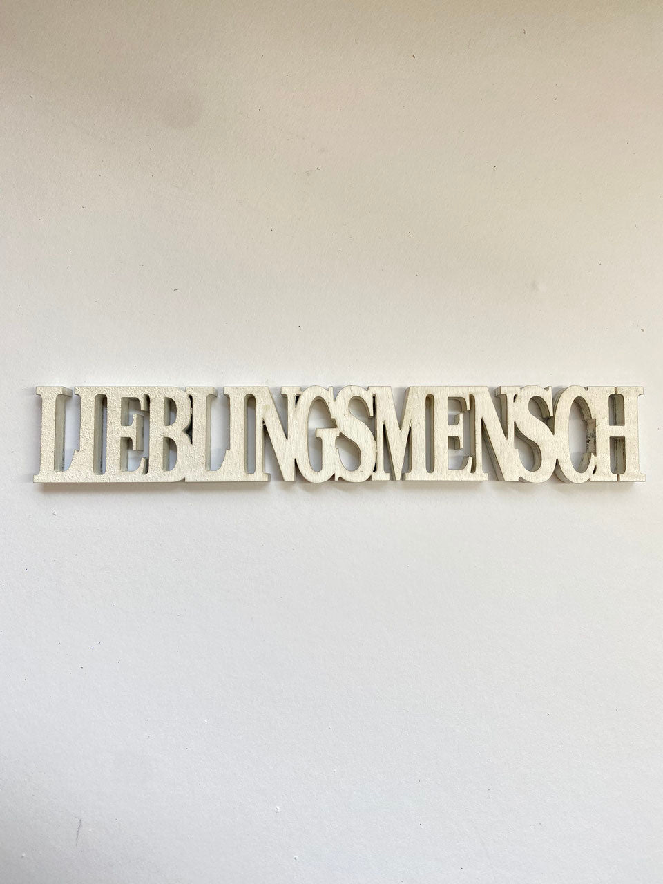 Schriftzug Lieblingsmensch