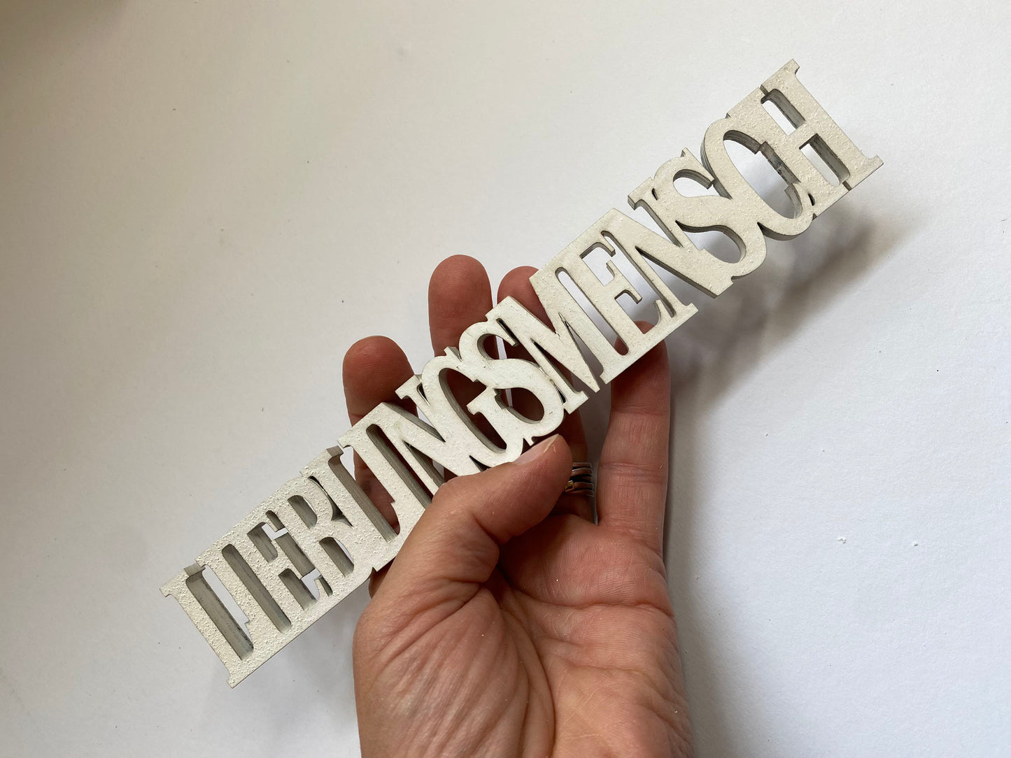 Schriftzug Lieblingsmensch