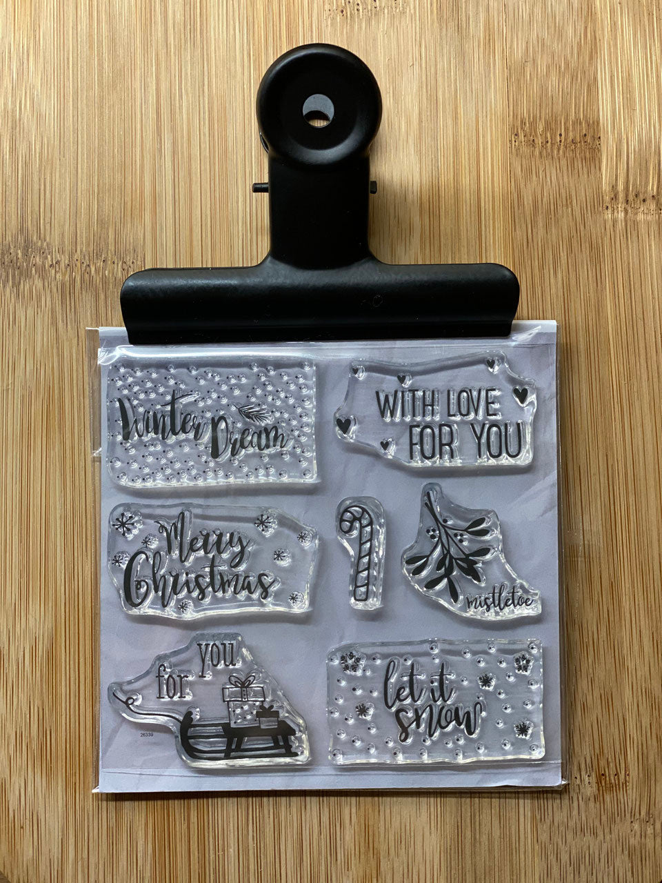 Clear Stamps let it snow