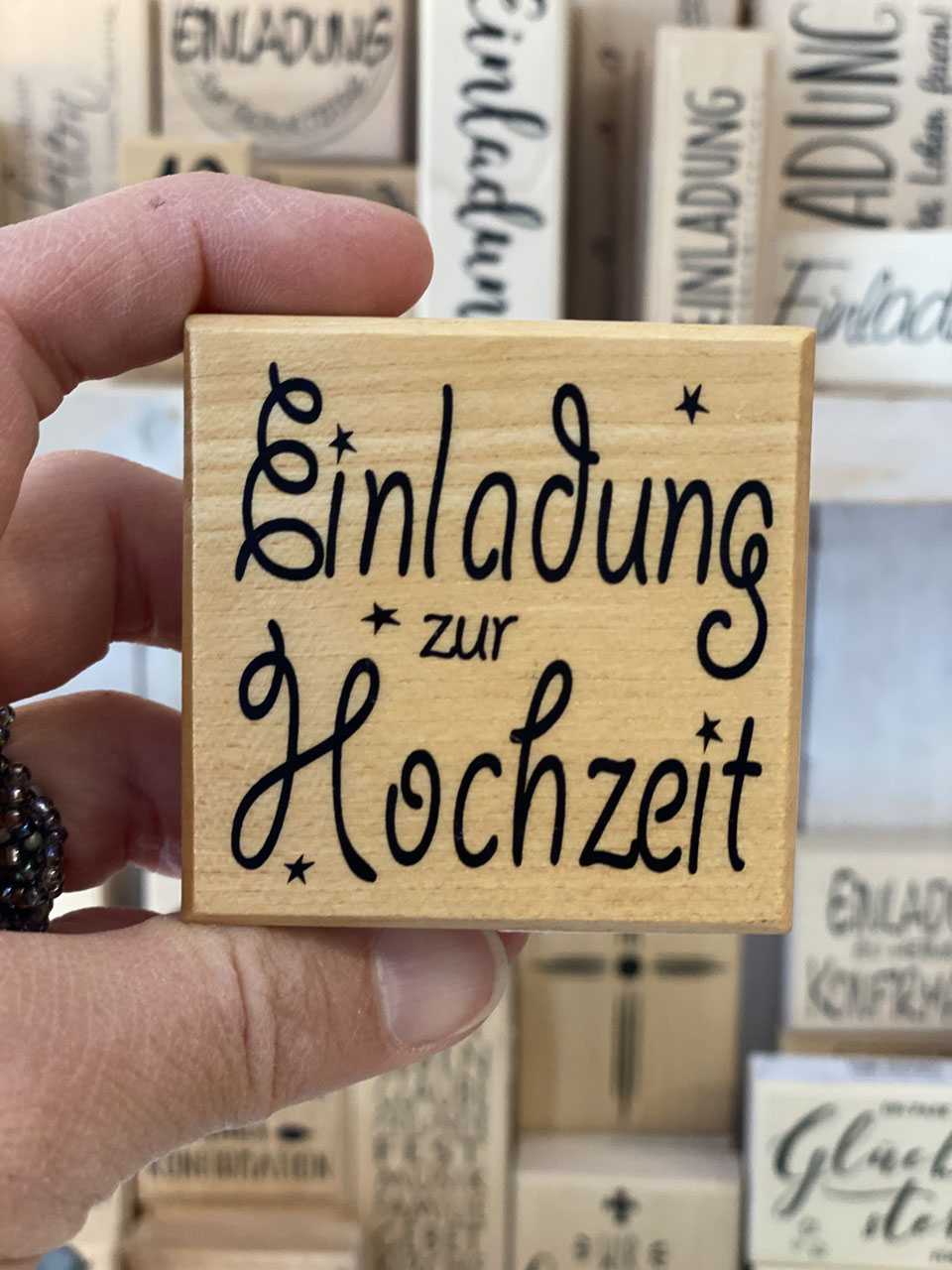 Stempel Einladung zur Hochzeit