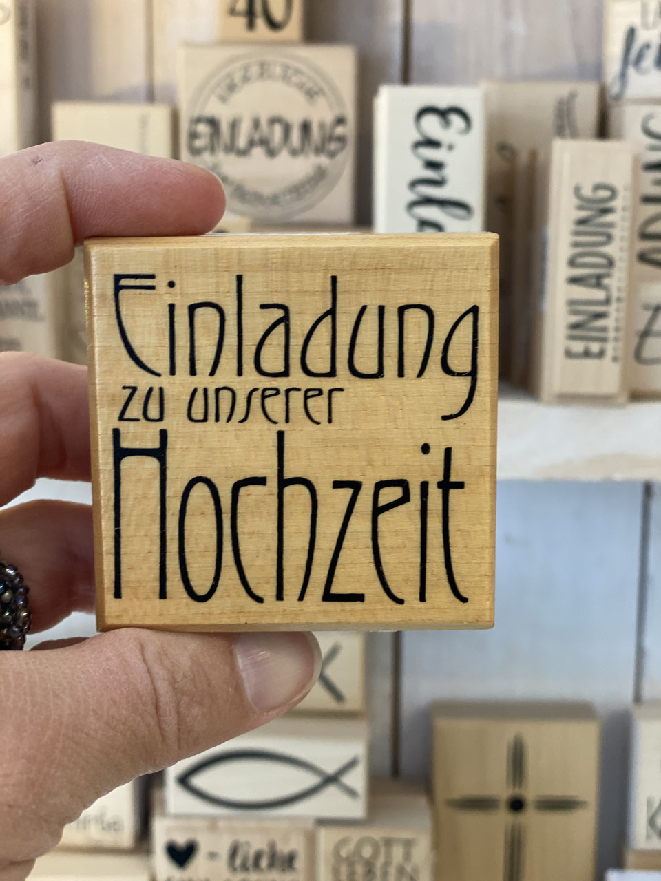 Stempel Einladung zur Hochzeit