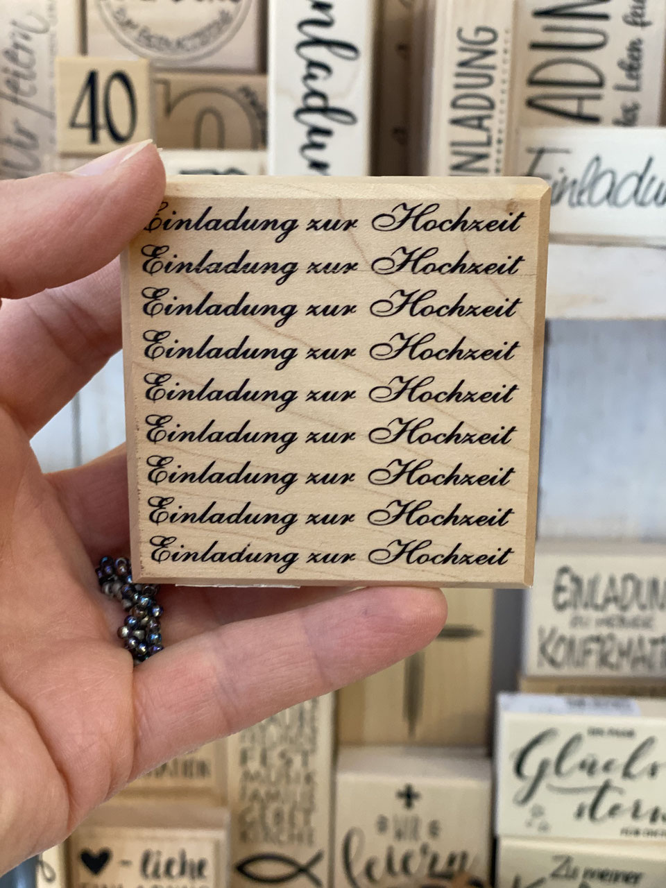 Stempel Einladung zur Hochzeit