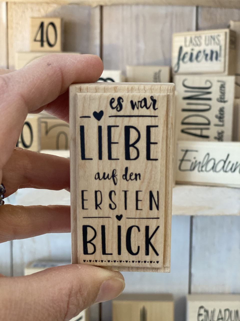 Stempel es war Liebe auf dem ersten Blick