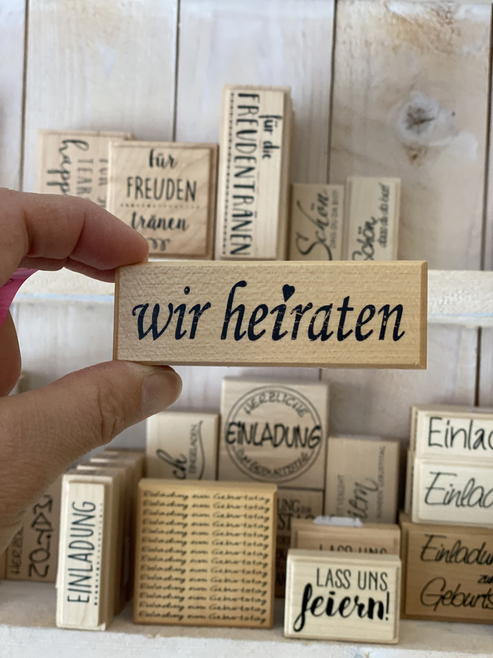 Stempel wir heiraten