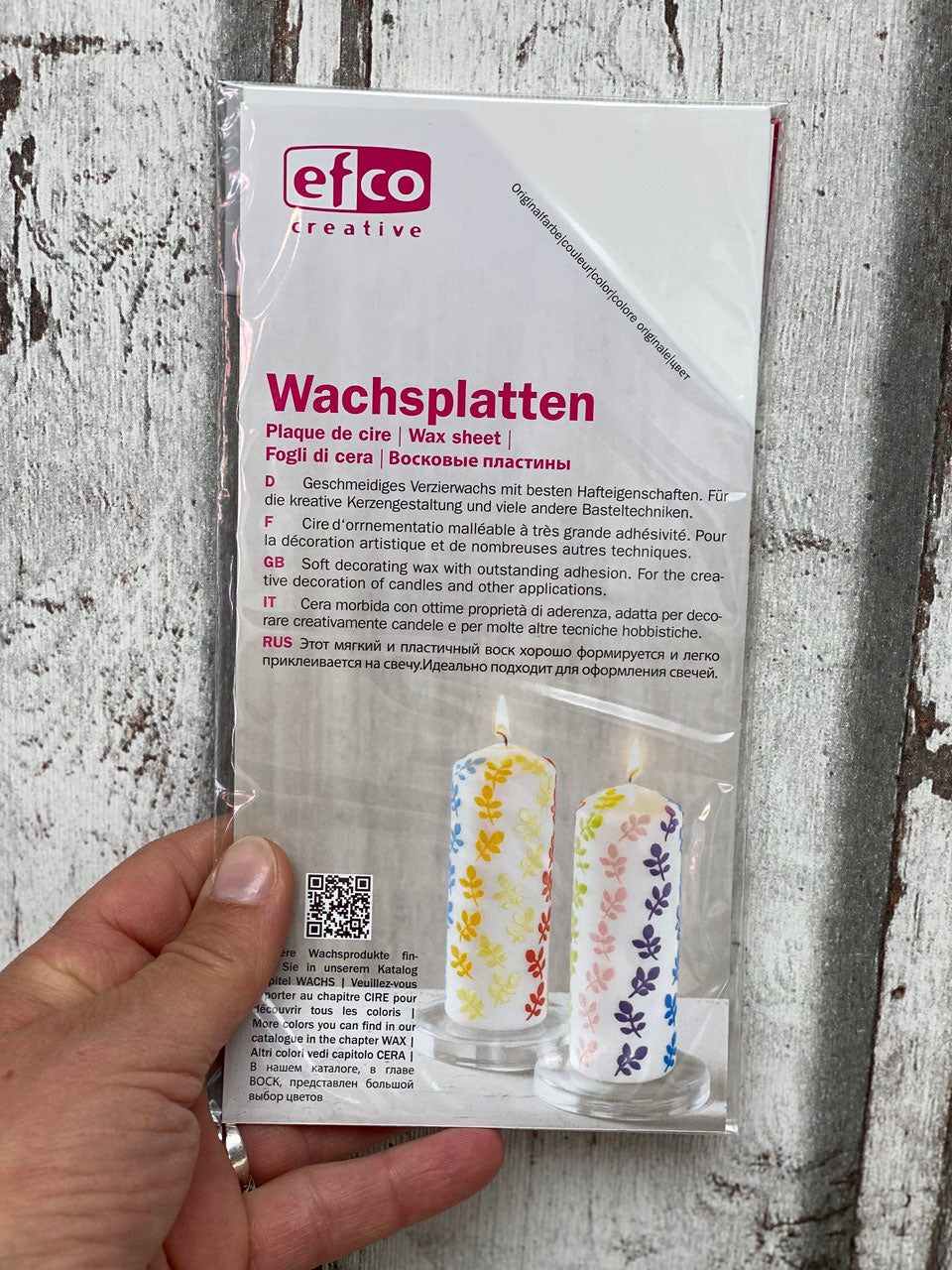 Wachsplatten