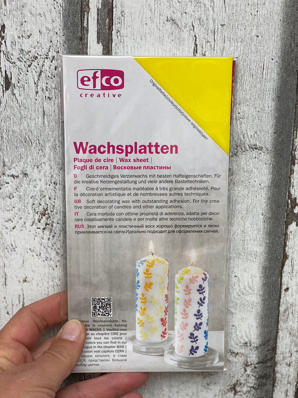 Wachsplatten