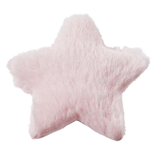 Gefütterter Deko-Stoffstern – Sternenfell in Creme, Grau & Rosé | Weiche Baby- & Wohnraumdeko