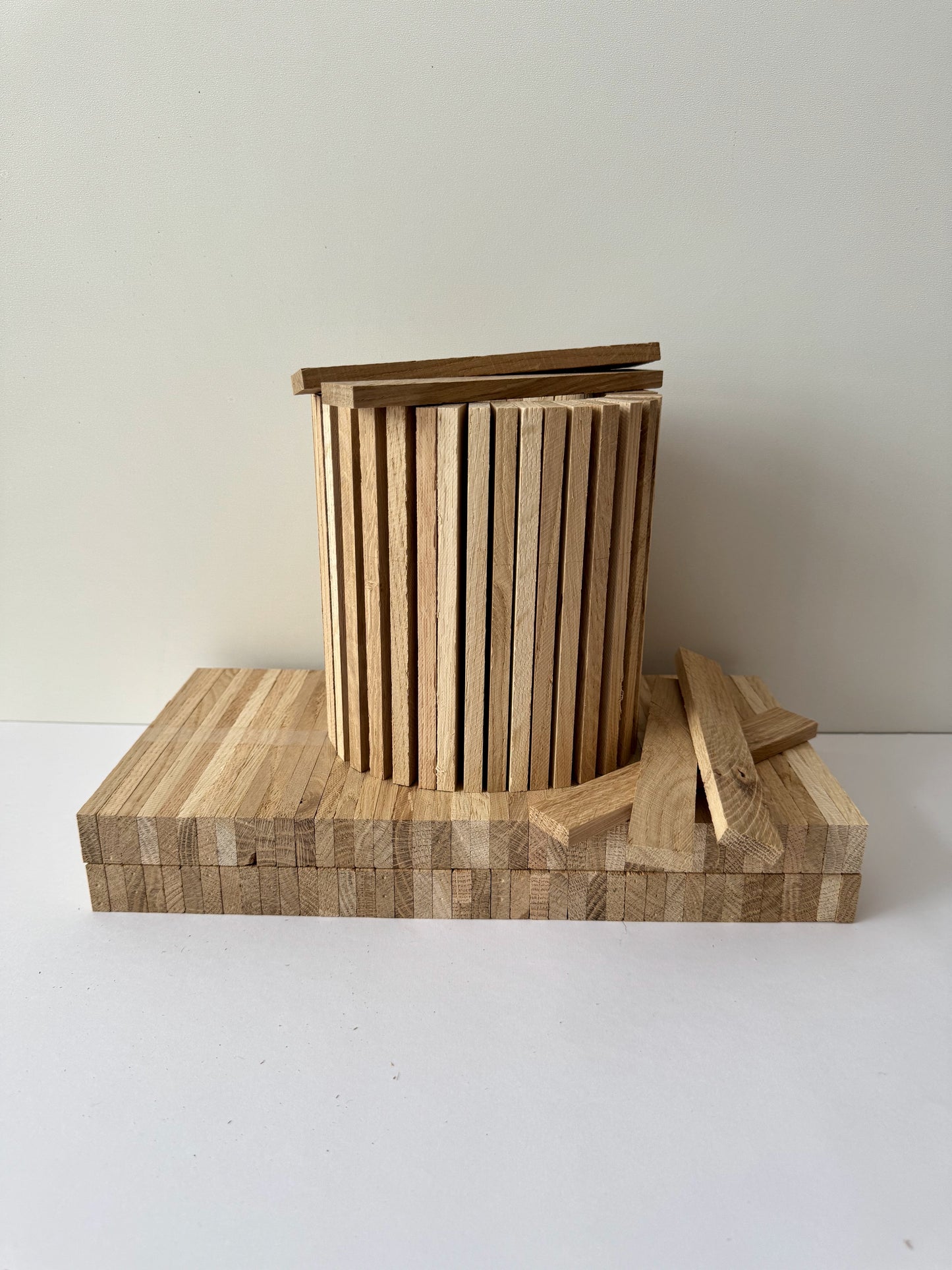 Klötzchen in Lagen zum Basteln – Robuste Bastelhölzer für kreative DIY Projekte, Kisten & Miniaturen