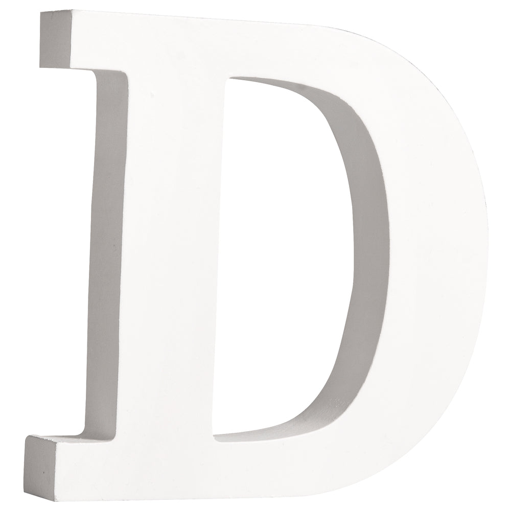 Buchstaben, Zahlen und Zeichen MDF weiß – Basteln & Dekorieren