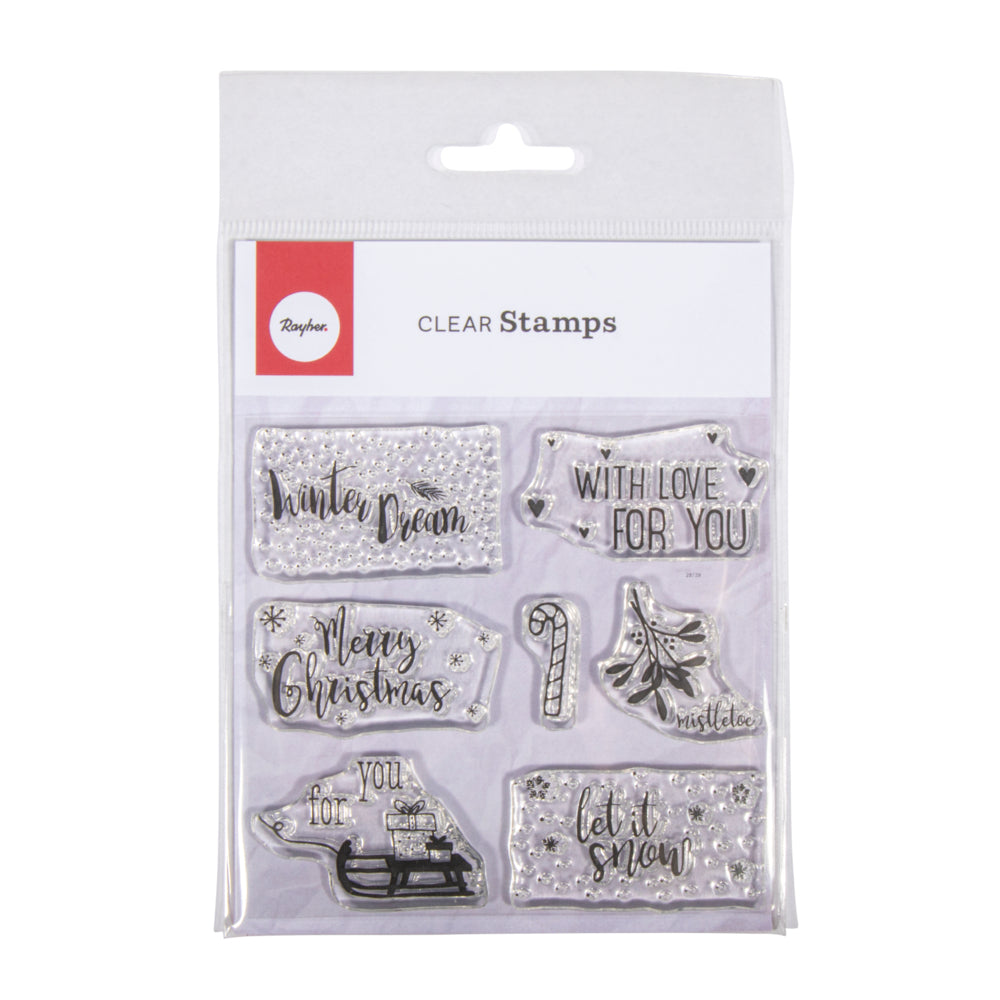 Clear Stamps let it snow