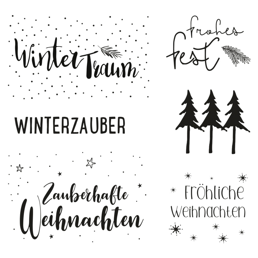 Clear Stamps fröhliche Weihnachten