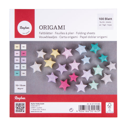 Origami-Faltblätter