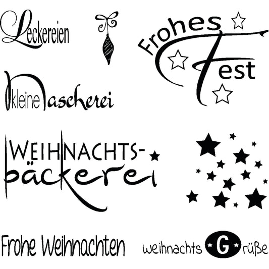 Clear Stamps Weihnachten Weihnachtsbäckerei